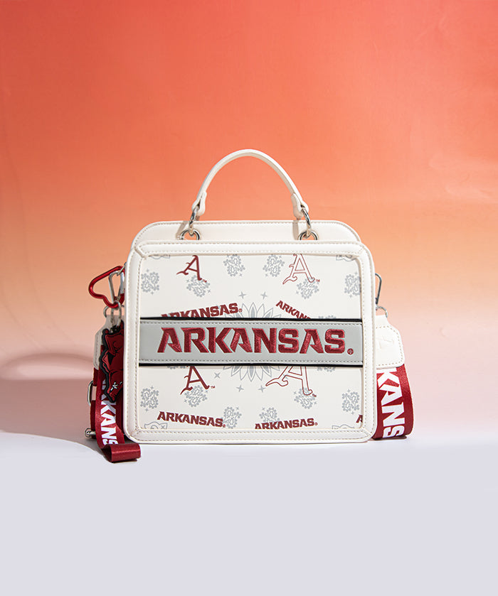 University of Arkansas Razorbacks Satchel Crossbody Bag
