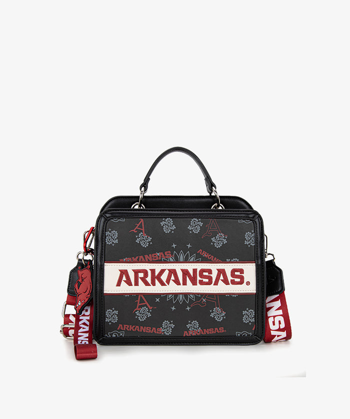 University of Arkansas Razorbacks Satchel Crossbody Bag