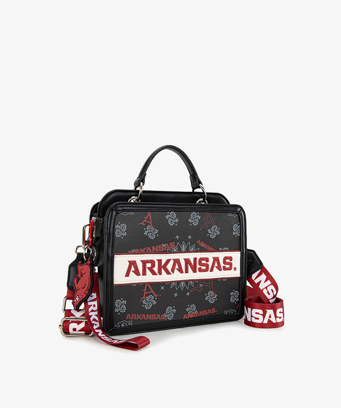 University of Arkansas Razorbacks Satchel Crossbody Bag