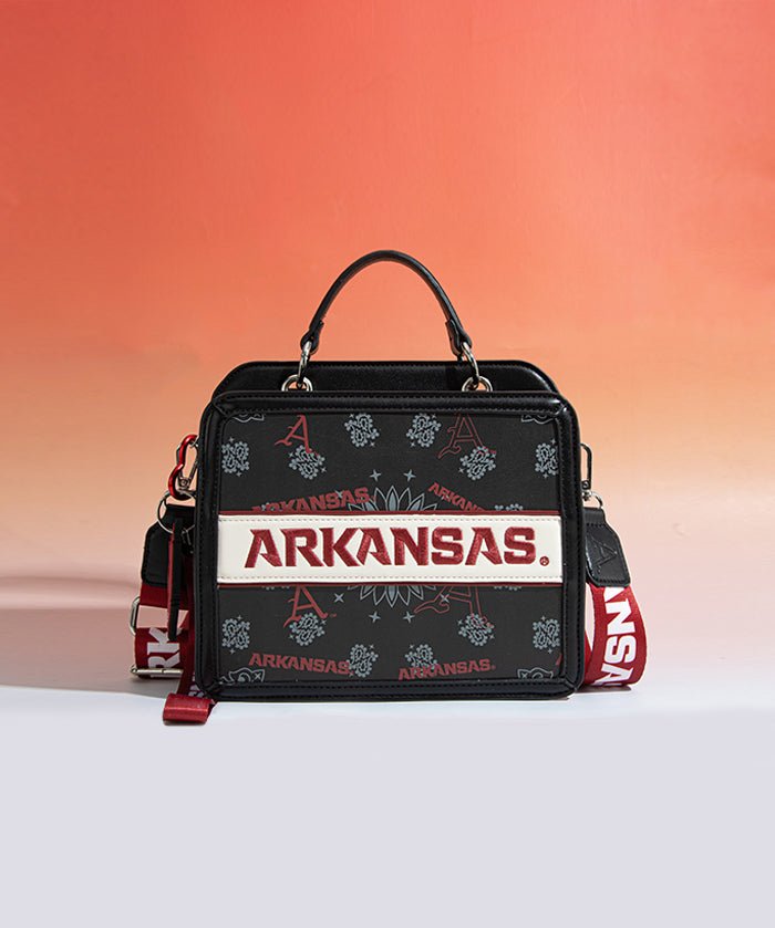 University of Arkansas Razorbacks Satchel Crossbody Bag
