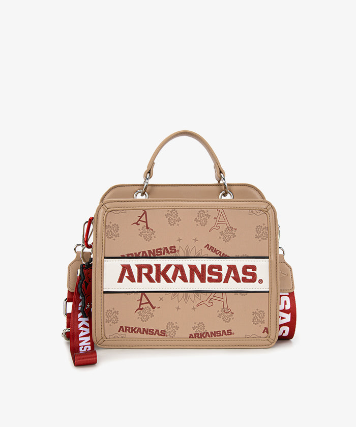 University of Arkansas Razorbacks Satchel Crossbody Bag