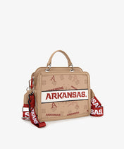 University of Arkansas Razorbacks Satchel Crossbody Bag