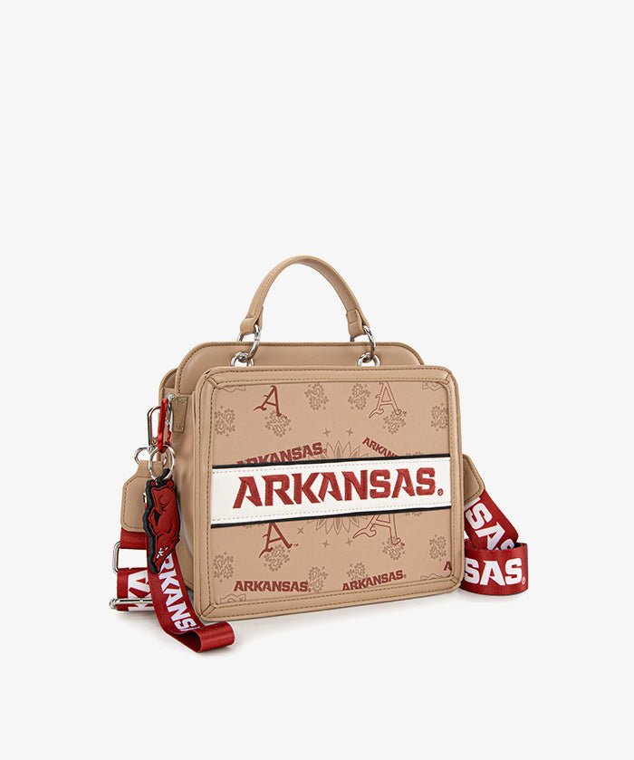 University of Arkansas Razorbacks Satchel Crossbody Bag