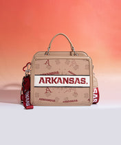 University of Arkansas Razorbacks Satchel Crossbody Bag