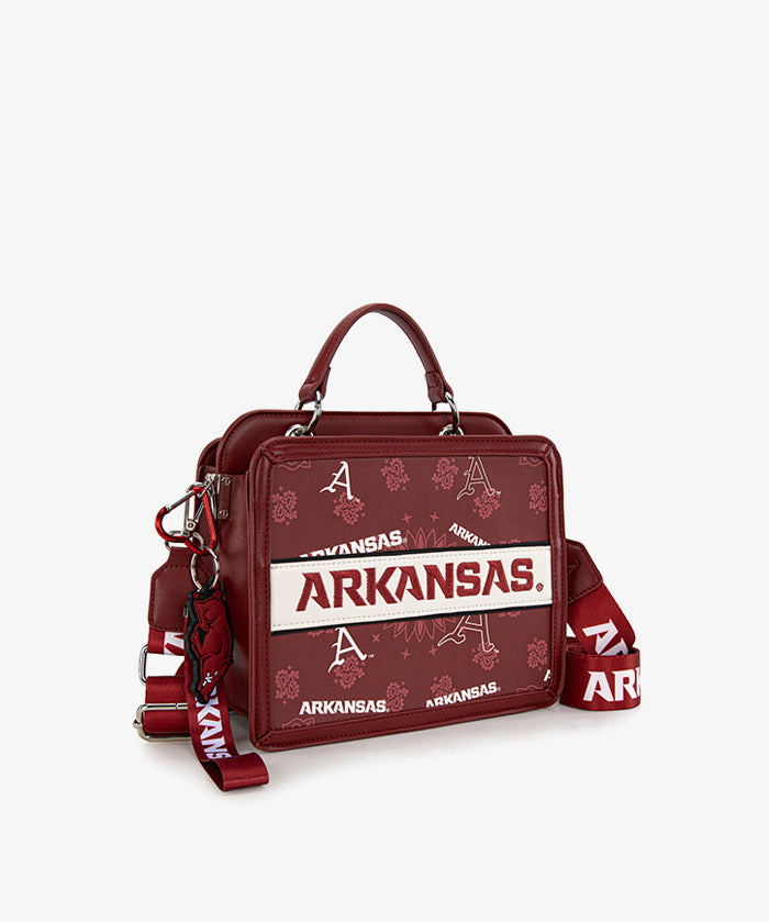 University of Arkansas Razorbacks Satchel Crossbody Bag