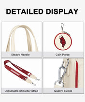 University of Arkansas Razorbacks Tote Bag with Coin Pouch