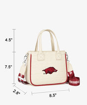 University of Arkansas Razorbacks Tote Bag with Coin Pouch