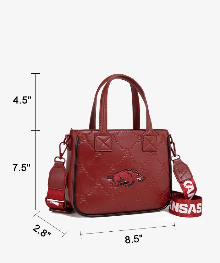 University of Arkansas Razorbacks Tote Bag with Coin Pouch