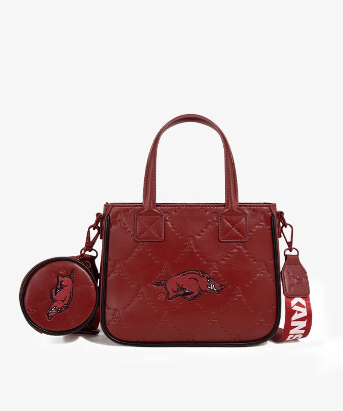 University of Arkansas Razorbacks Tote Bag with Coin Pouch