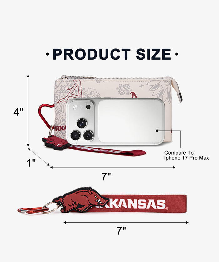 University of Arkansas Razorbacks Wristlet Wallet