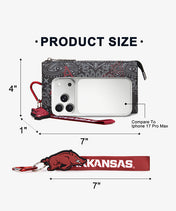University of Arkansas Razorbacks Wristlet Wallet