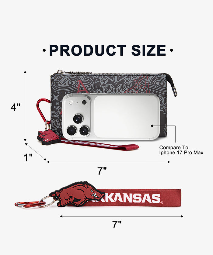 University of Arkansas Razorbacks Wristlet Wallet