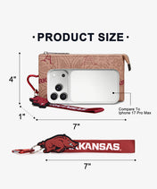 University of Arkansas Razorbacks Wristlet Wallet