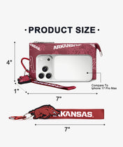 University of Arkansas Razorbacks Wristlet Wallet
