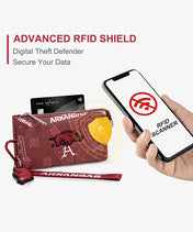 University of Arkansas Razorbacks Wristlet Wallet