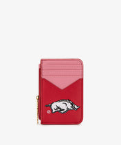 Arkansas Razorbacks Zip Card Case