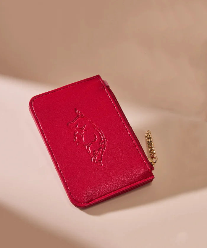 Arkansas Razorbacks Zip Card Case