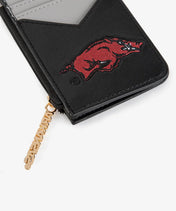 Arkansas Razorbacks Zip Card Case