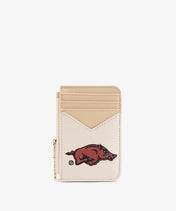 Arkansas Razorbacks Zip Card Case