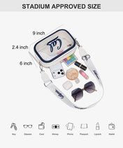 University of California Berkeley Golden Bears Clear Camera Bag