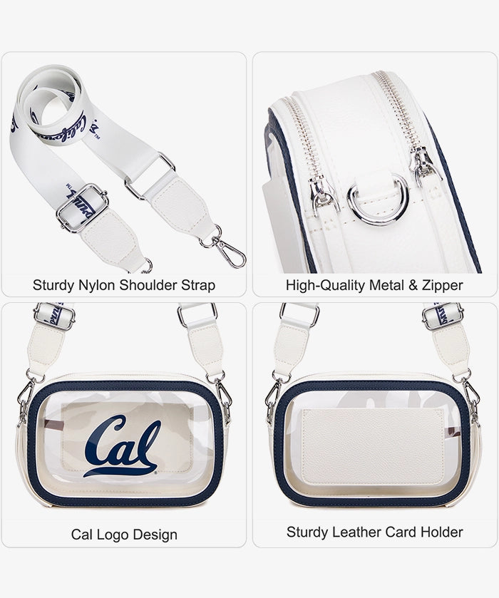 University of California Berkeley Golden Bears Clear Camera Bag
