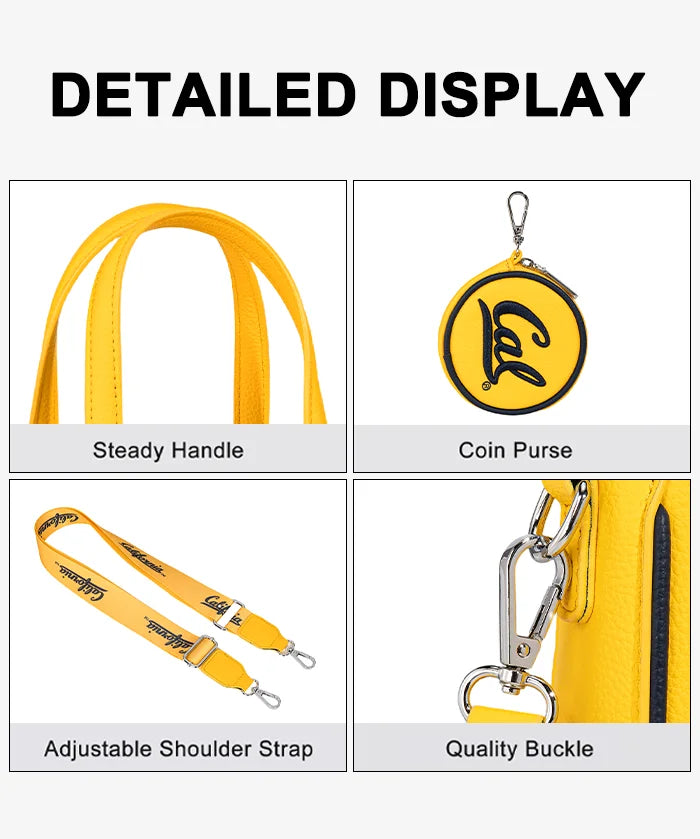 California Golden Bears Tote Bag with Coin Pouch