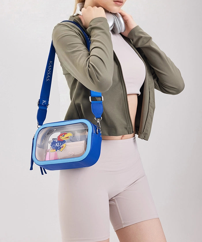 University of Kansas Jayhawks Clear Camera Bag