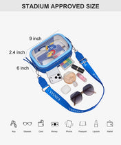 University of Kansas Jayhawks Clear Camera Bag