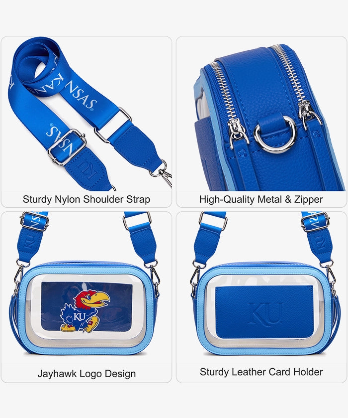 University of Kansas Jayhawks Clear Camera Bag