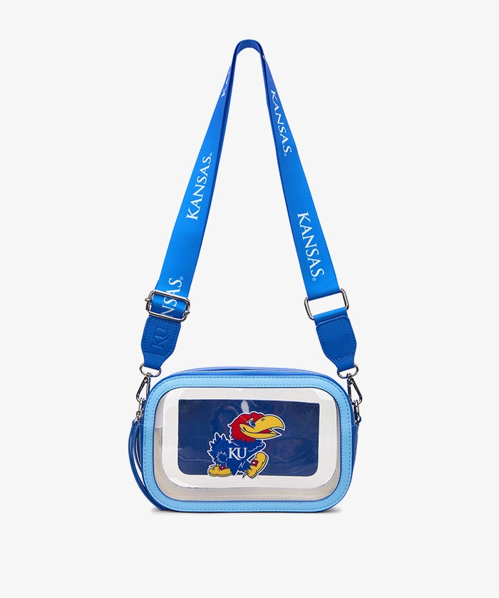 University of Kansas Jayhawks Clear Camera Bag