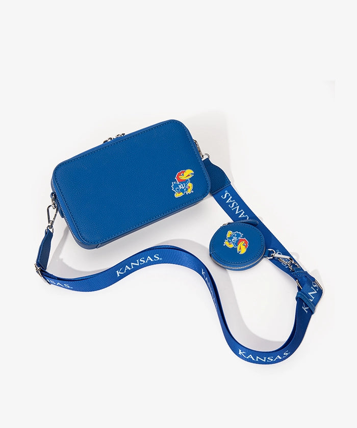 University of Kansas Jayhawks Crossbody Bag with Coin Pouch