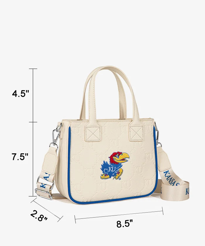 Kansas Jayhawks Tote Bag with Coin Pouch