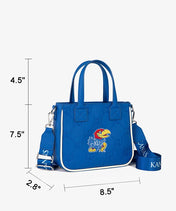Kansas Jayhawks Tote Bag with Coin Pouch