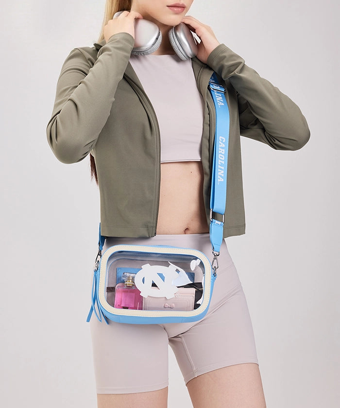 University of North Carolina Tar Heels Clear Camera Bag