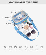 University of North Carolina Tar Heels Clear Camera Bag