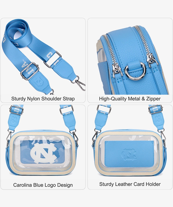 University of North Carolina Tar Heels Clear Camera Bag