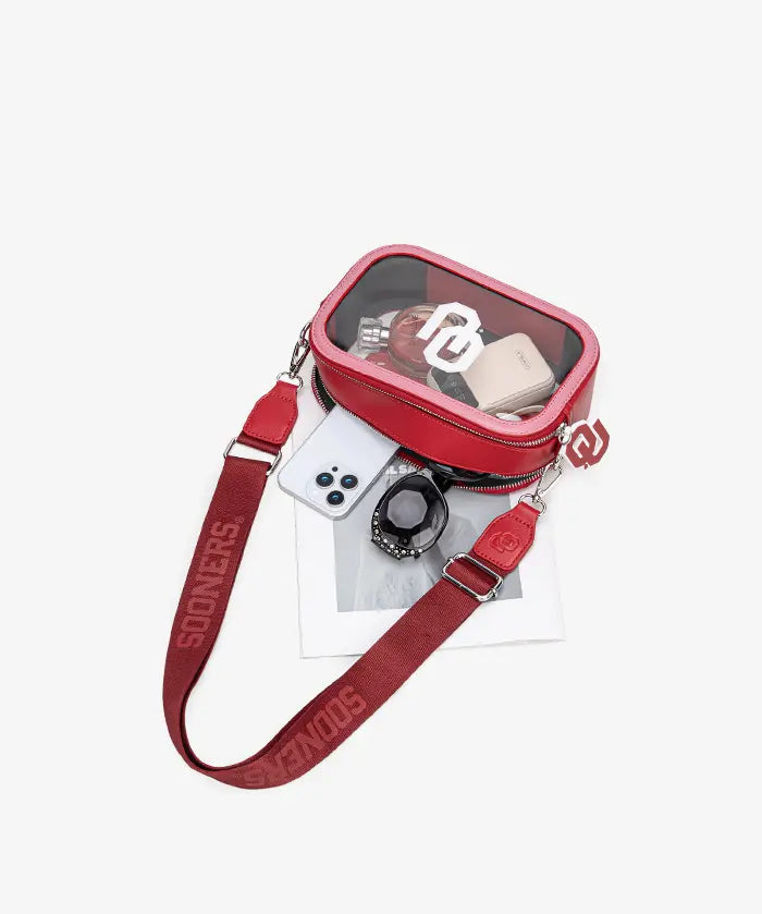 University of Oklahoma Sooners Clear Camera Bag