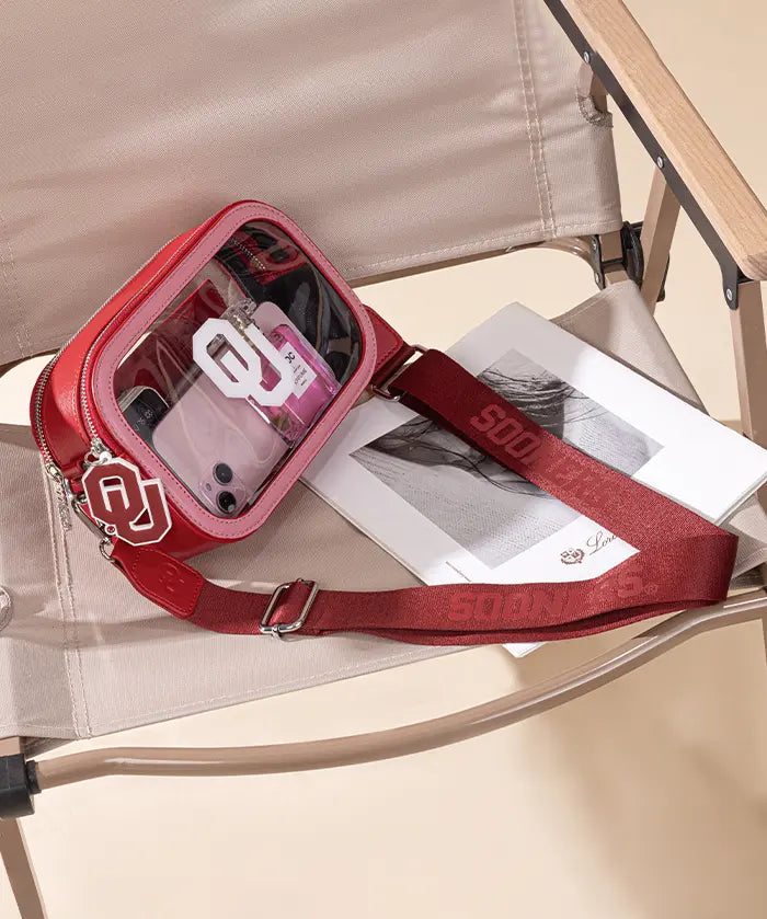 University of Oklahoma Sooners Clear Camera Bag