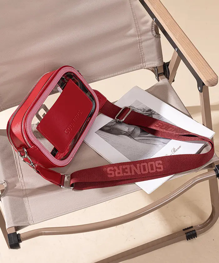 University of Oklahoma Sooners Clear Camera Bag