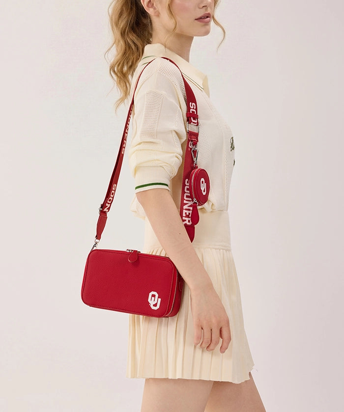 University of Oklahoma Sooners Crossbody Bag with Coin Pouch