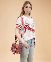 University of Oklahoma Sooners Box Bag with Top Handle
