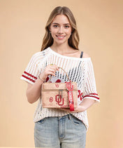 University of Oklahoma Sooners Box Bag with Top Handle
