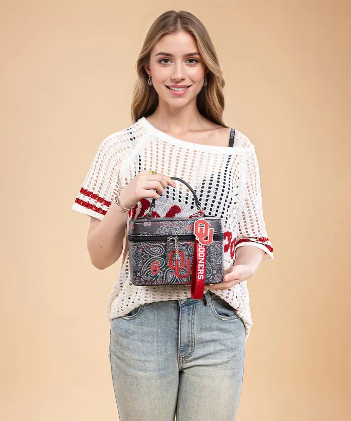 University of Oklahoma Sooners Box Bag with Top Handle