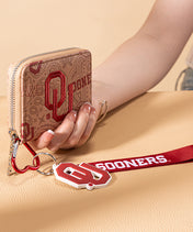 University of Oklahoma Sooners Mini Wristlet Wallet