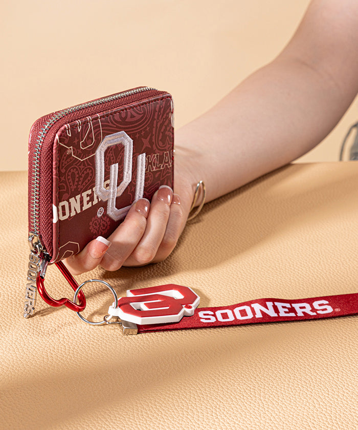 University of Oklahoma Sooners Mini Wristlet Wallet
