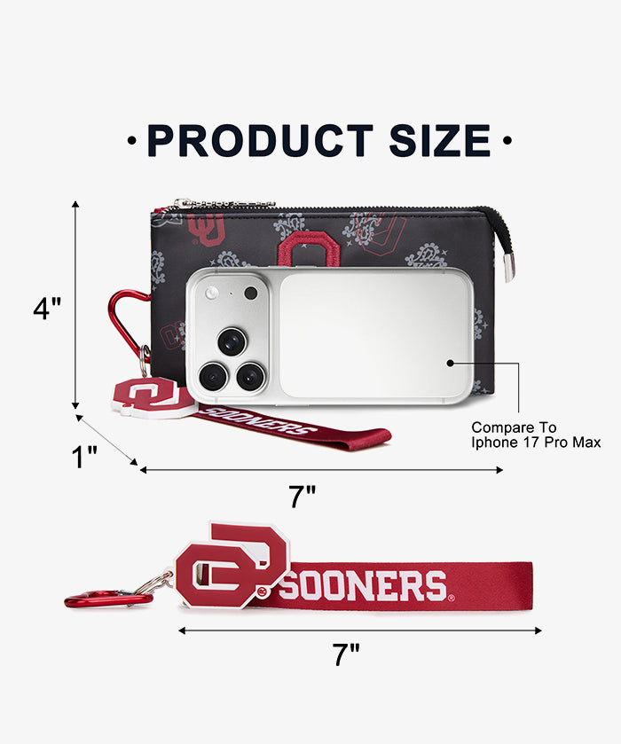 University of Oklahoma Sooners Wristlet Wallet