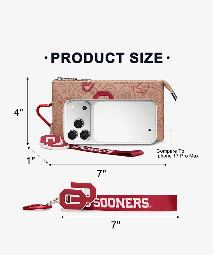University of Oklahoma Sooners Wristlet Wallet