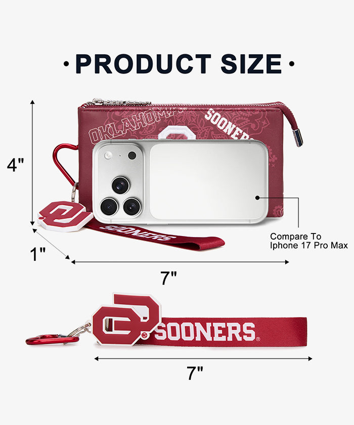 University of Oklahoma Sooners Wristlet Wallet