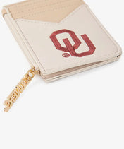 Oklahoma Sooners Zip Card Case