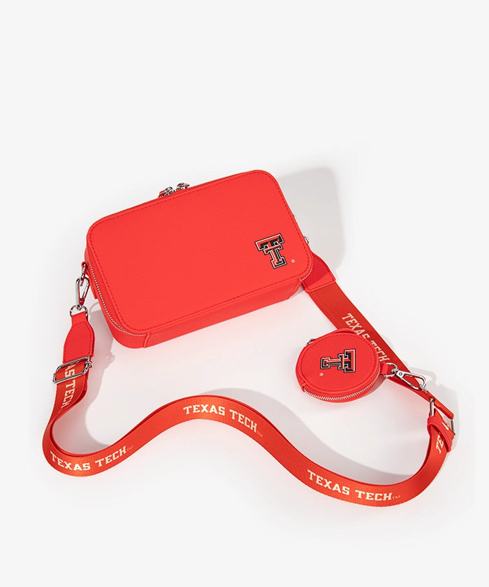 Texas Tech University Red Raiders Crossbody Bag with Coin Pouch
